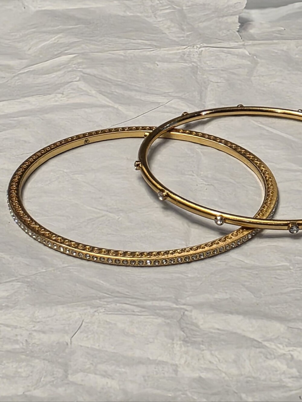 Brighton Neptunes Rings Gold Plated Swarovski Crystal Bangle Bracelets New - Picture 7 of 11